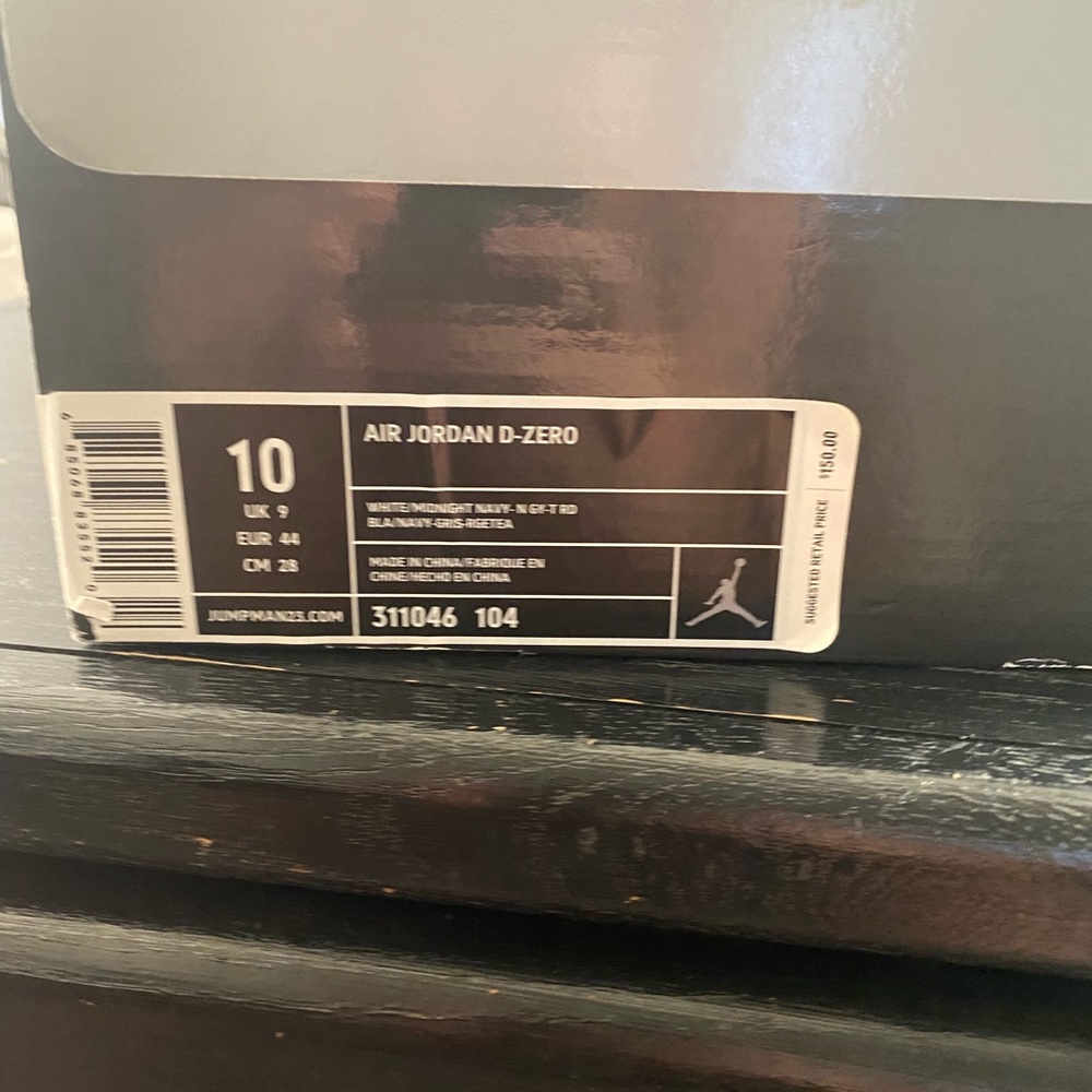 AIR JORDAN D-ZERO SIZE 10 in men’s